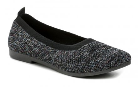 Damen-Sommer-Wanderschuhe Typ Ballerinas, aus Textilmaterial.