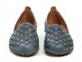 Urban Ladies 307-24 blaue Damen-Slipper in Übergröße | ARNO-schuhe.de – Schuhe mit Tradition