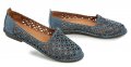 Urban Ladies 307-24 blaue Damen-Slipper in Übergröße | ARNO-schuhe.de – Schuhe mit Tradition