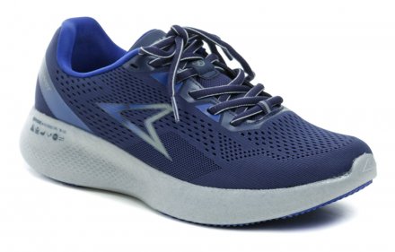 Ganzjahres-Wander- und Sportschuhe für Herren mit Schnürsenkeln, aus synthetischem Textilmaterial.