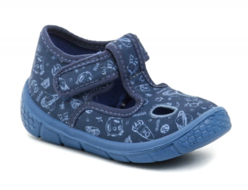 Befado 630P011 blau Kinderhausschuhe | ARNO-schuhe.de – Schuhe mit Tradition