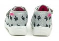Befado 212P078 grau und rosa Kinder Leinwand Turnschuhe | ARNO-schuhe.de – Schuhe mit Tradition