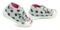 Befado 212P078 grau und rosa Kinder Leinwand Turnschuhe | ARNO-schuhe.de – Schuhe mit Tradition
