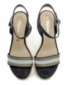 Tamaris 1-28329-42 navy Damen-Keilsandaletten | ARNO-schuhe.de – Schuhe mit Tradition