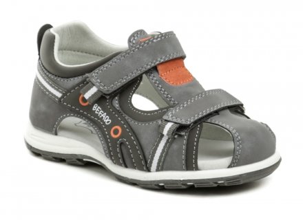 Kinder-Sommer-Freizeit-Wanderschuhe mit zwei Klettverschluss-Riemen. 
