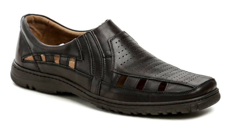 Koma 712 dunkelbraune Herren-Slipper in Übergröße | ARNO-schuhe.de – Schuhe mit Tradition