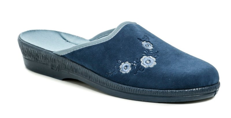 Befado 219D481 blau Damen Hausschuhe | ARNO-schuhe.de – Schuhe mit Tradition
