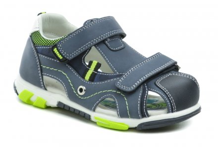 Kinder-Sommer-Freizeit-Wanderschuhe mit zwei Klettverschluss-Riemen. 