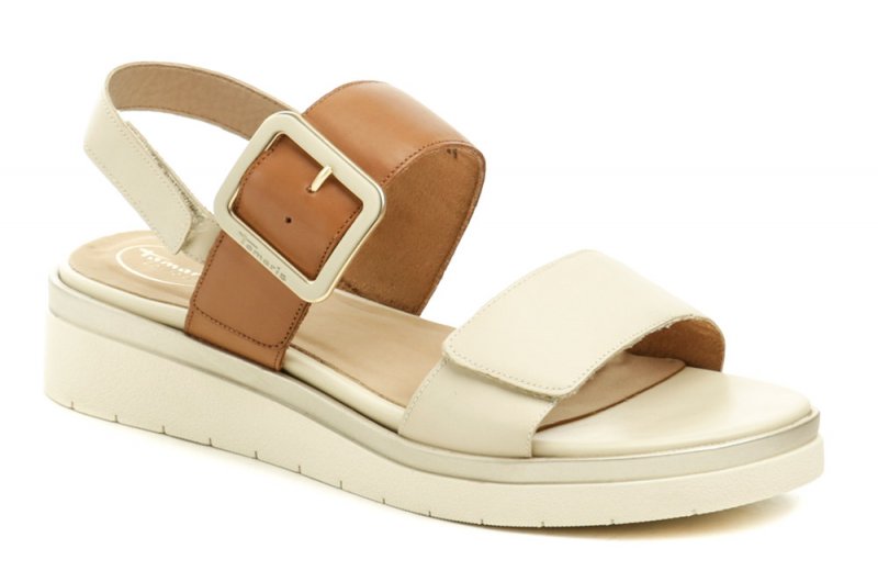 Tamaris Comfort 8-58706-42 beige braun Damen Sandalen in Übergröße | ARNO-schuhe.de – Schuhe mit Tradition