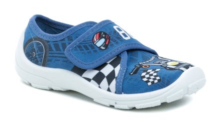 Ganzjährige Lauf- und Freizeitschuhe für Kinder mit Klettverschluss, aus Textilmaterial.