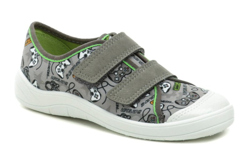 Befado 772y009 grau Kinder Klettverschluss Turnschuhe | ARNO-schuhe.de – Schuhe mit Tradition
