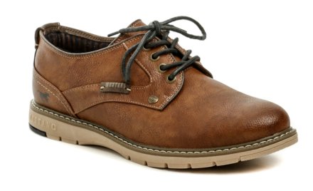 Ganzjahres-Wanderschuhe für Herren mit Schnürsenkeln, aus lederähnlichem Synthetikmaterial. 
