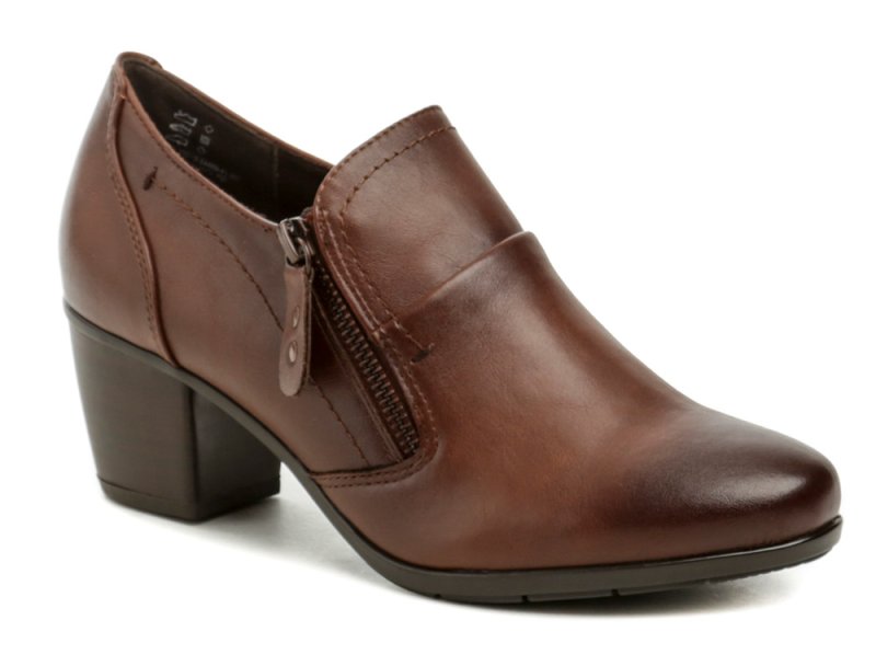 Jana 8-24469-41 brauner Stiefel mit Absatz Weite H | ARNO-schuhe.de – Schuhe mit Tradition