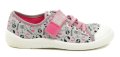 Befado 351y024 grau und rosa Kinder Turnschuhe | ARNO-schuhe.de – Schuhe mit Tradition