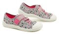 Befado 351y024 grau und rosa Kinder Turnschuhe | ARNO-schuhe.de – Schuhe mit Tradition