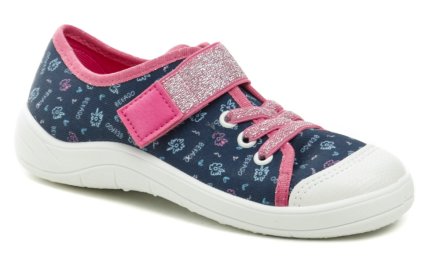 Ganzjährige Kinder-Freizeit-Wanderschuhe mit Klettverschluss, aus Textilmaterial.