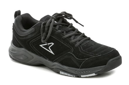 Herren Ganzjahres-Walking-Sportschuhe mit Schnürung, aus echtem Naturleder in Kombination mit Textilmaterial.