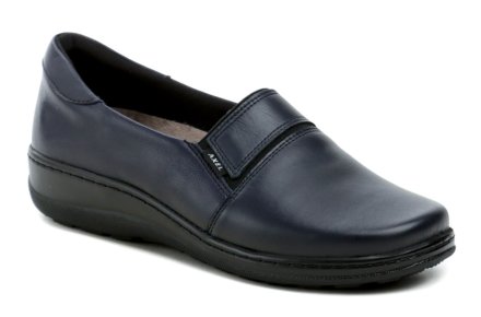 Gesundheitliche Ganzjahres-Wanderschuhe für Frauen. Die Schuhe sind aus echtem Naturleder gefertigt.