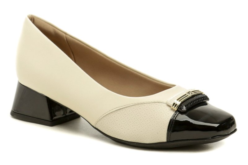 Piccadilly 160078-1 beige und schwarz Damen Pumps | ARNO-schuhe.de – Schuhe mit Tradition