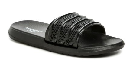 Sommerliche Damen-Slipper aus synthetischem Material.