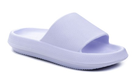 Sommerliche Damen-Slipper aus synthetischem Material.