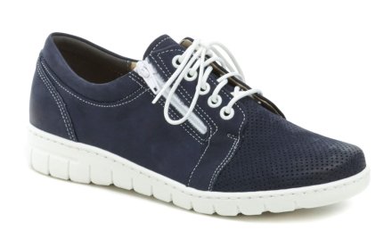 Damen Ganzjahres-Wanderschuhe mit Schnürung und Reißverschluss mit geformter Innensohle, aus hochwertigem Echtleder.