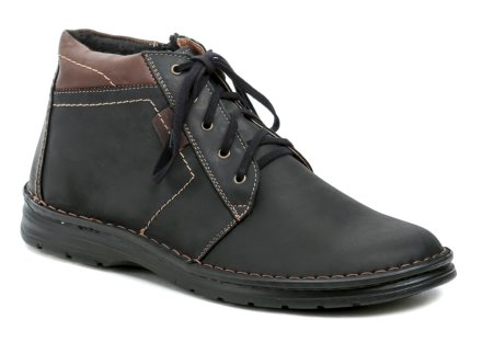 Herren Winterwanderstiefel mit Schnürung, aus hochwertigem Echtleder.