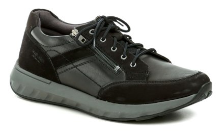 Ganzjahres-Wanderschuhe für Herren mit Schnürsenkeln. Josef Seibel Schuhe sind aus Naturleder gefertigt.