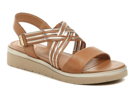 Damen-Sommer-Wandersandalen aus echtem Naturleder mit herausnehmbarer Innensohle.