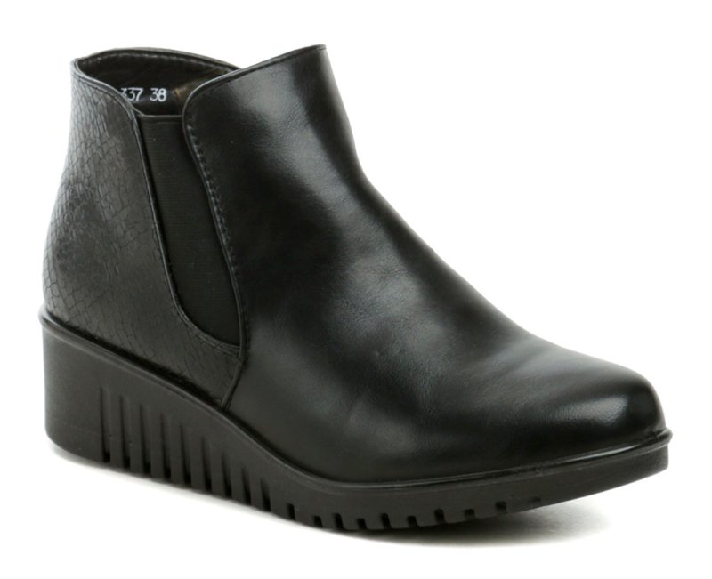 T.Sokolski Z23-337 schwarz Damen Winter-Keilschuhe | ARNO-schuhe.de – Schuhe mit Tradition
