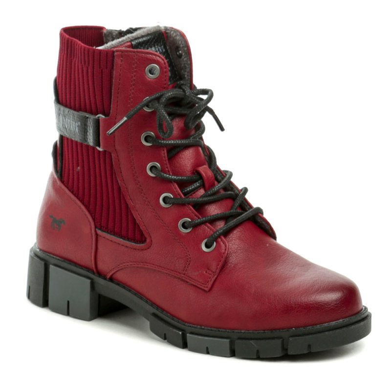 Mustang 1443-502-5 rot Damen Winterstiefel | ARNO-schuhe.de – Schuhe mit Tradition