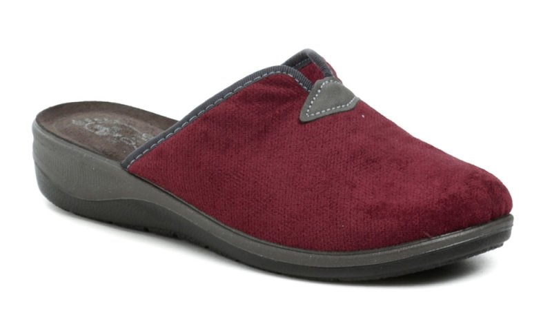 Befado 135D002 burgunderfarbene Damen Hausschuhe | ARNO-schuhe.de – Schuhe mit Tradition