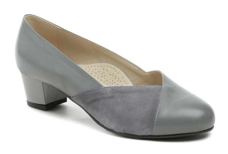 De plus 9818-K-4010 grau Damen Übergrößen Pumps Weite K | ARNO-schuhe.de – Schuhe mit Tradition