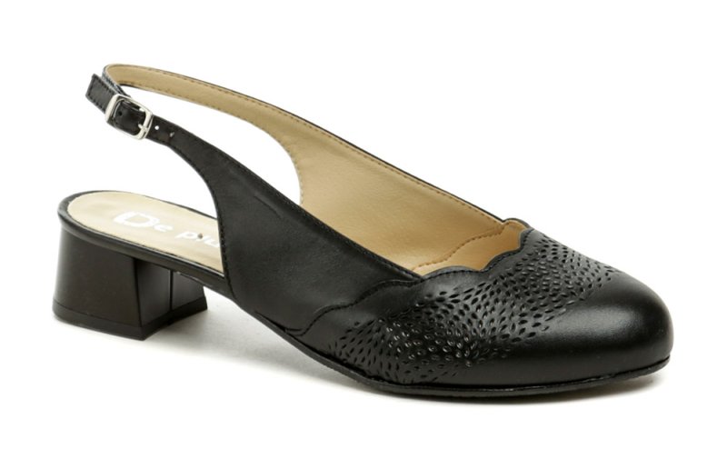 De plus 161-K-3513 schwarz Damen Pumps in Übergröße Weite K | ARNO-schuhe.de – Schuhe mit Tradition