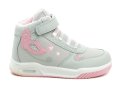 American Club ES161-24 grau und rosa Mädchen Winter blinkende Schuhe  | ARNO-schuhe.de – Schuhe mit Tradition