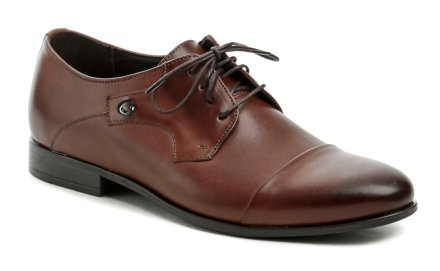 Ganzjährig tragbare Herren-Schnürschuhe aus echtem Naturleder.