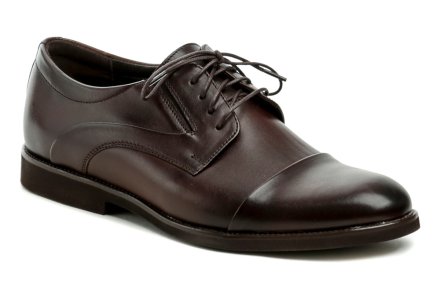 Ganzjährig tragbare Herren-Schnürschuhe aus echtem Naturleder.