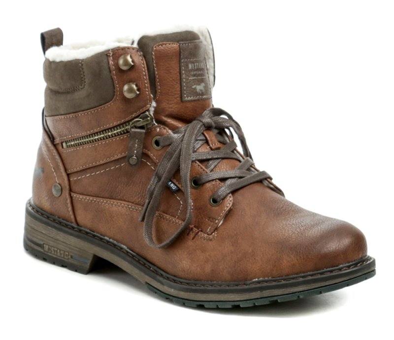 Mustang 4157-603-307 cognac Herren Winterstiefel | ARNO-schuhe.de – Schuhe mit Tradition