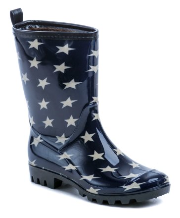 Wasserdichte Damen-Winterstiefel aus Synthetikmaterial, isoliert mit Textilpelz.