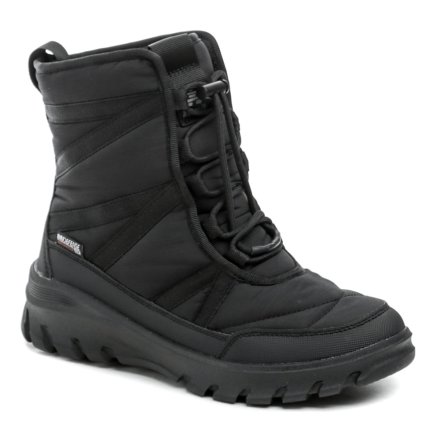 KAMIK Damen-Winterwanderstiefel mit DriDefense™-Membran und Bungee-Schnürung mit einem Zug. Geeignet für Wanderungen in der Stadt und auf dem Land, aus einer Kombination von Textil und Synthetik mit Wärmekomfort bis zu -30°C. 