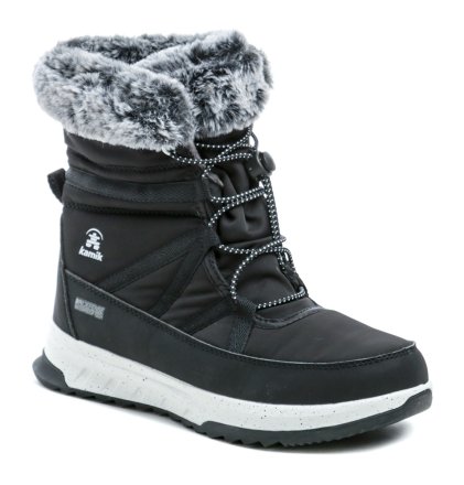 Winterwanderstiefel für Mädchen mit HEAT-MX™-Isolierung bis zu -32°C und DriDefense-Membran. Dank der Bungee-Schnürsenkel lassen sie sich bequem und schnell anziehen. Das Kunstfellfutter absorbiert Feuchtigkeit und die herausnehmbaren Schaumstoffsohlen sorgen für ein angenehmes Fußklima.