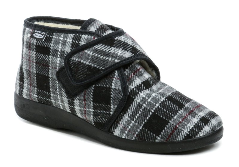 Rogallo 4372-009 grau cube Herren Winter Hausschuhe | ARNO-schuhe.de – Schuhe mit Tradition
