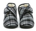 Rogallo 4372-009 grau cube Herren Winter Hausschuhe | ARNO-schuhe.de – Schuhe mit Tradition