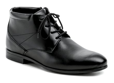 Herren Winterwander- und Gesellschaftsstiefel mit Schnürung, aus echtem Naturleder.