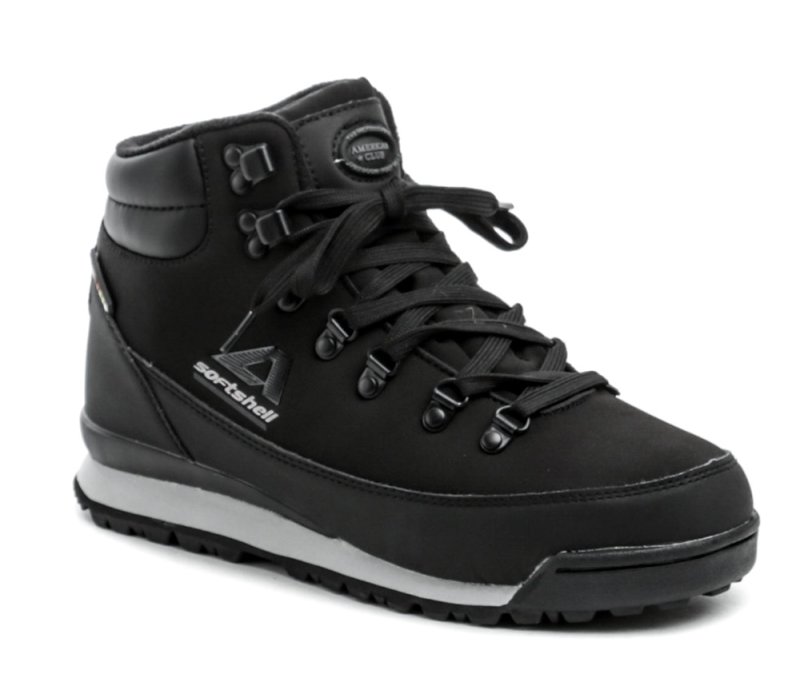 American Club WT61-23 schwarzer Winter-Softshell-Stiefel | ARNO-schuhe.de – Schuhe mit Tradition