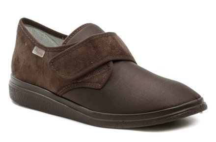 Ganzjährig tragbare orthopädische und diabetische Damen-Laufschuhe aus flexiblem Gewebe mit Textilfutter.