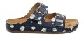Medi Line S182-002 blaue Blume Damen Gesundheit Hausschuhe | ARNO-schuhe.de – Schuhe mit Tradition