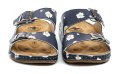 Medi Line S182-002 blaue Blume Damen Gesundheit Hausschuhe | ARNO-schuhe.de – Schuhe mit Tradition