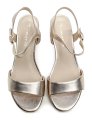 Tamaris 1-28249-42 hellgoldene Damen-Sandalen mit Absatz | ARNO-schuhe.de – Schuhe mit Tradition