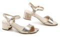 Tamaris 1-28249-42 hellgoldene Damen-Sandalen mit Absatz | ARNO-schuhe.de – Schuhe mit Tradition